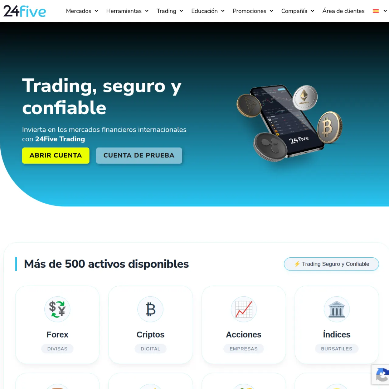 24Five website screenshot