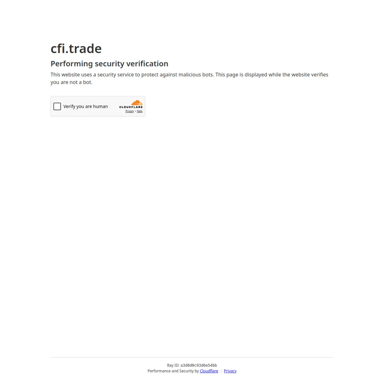 CFI Trade website screenshot