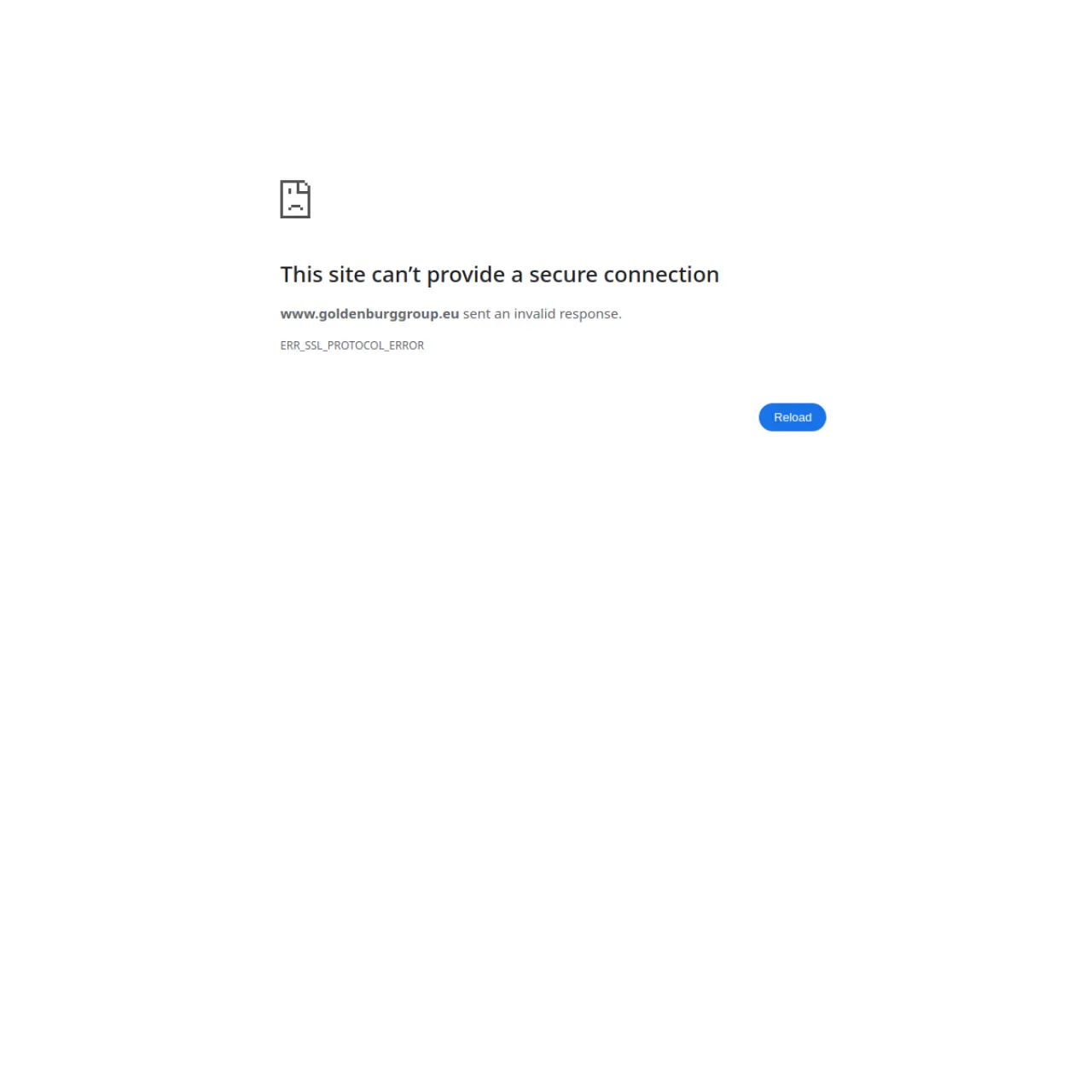 Goldenburg Group website screenshot