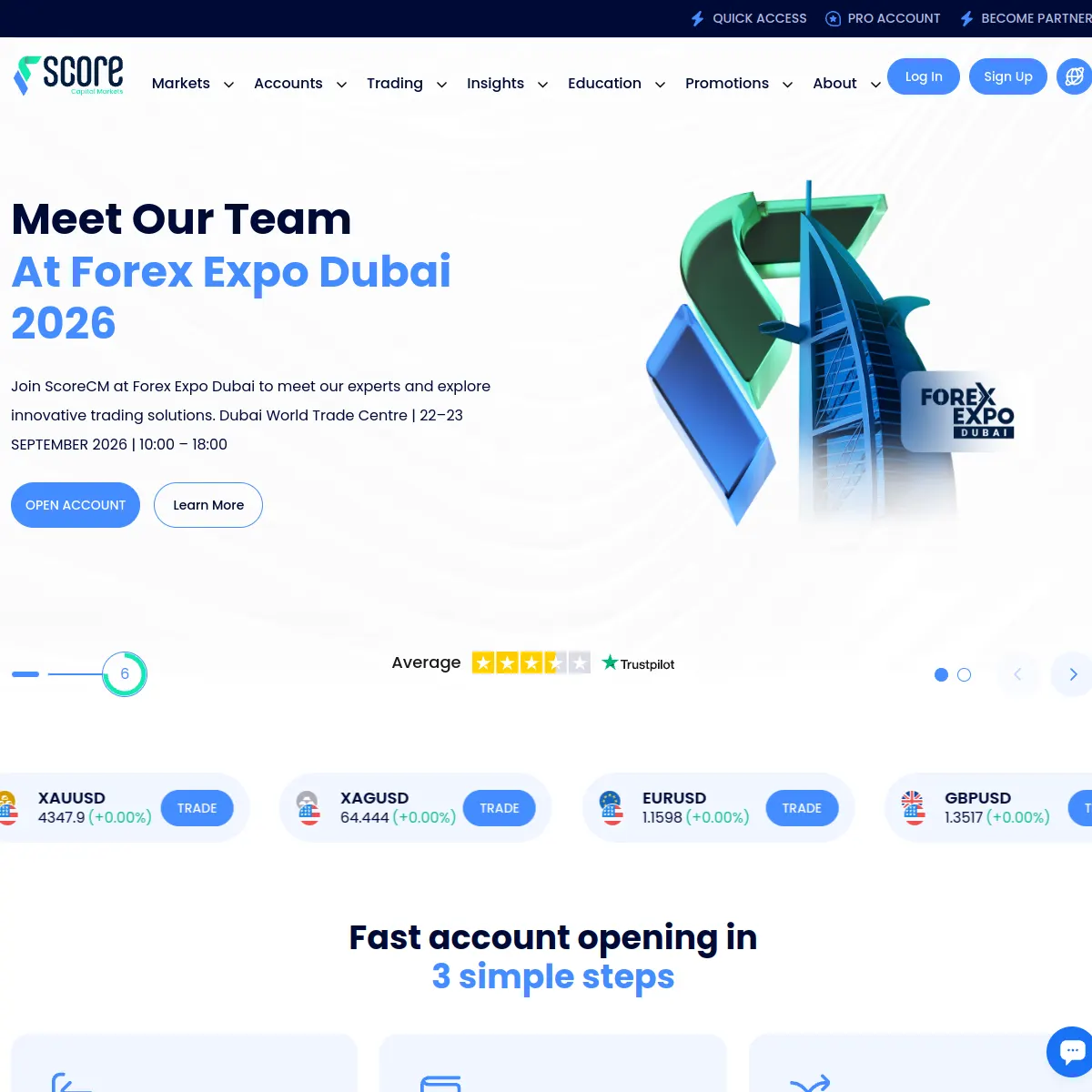 ScoreCM website screenshot