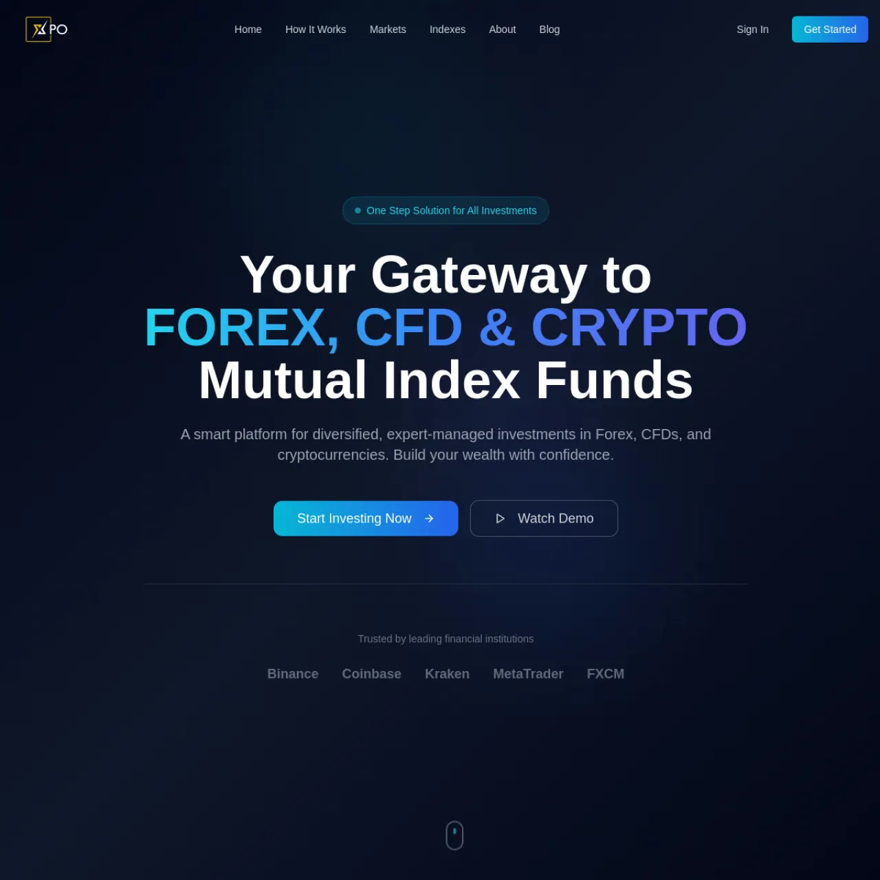 Xeno Portfolio website screenshot
