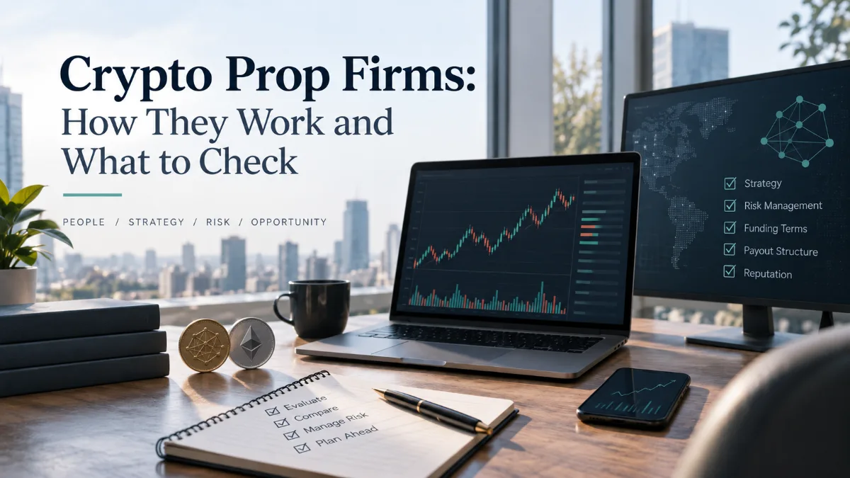 Crypto Prop Firms: How They Work and What to Check