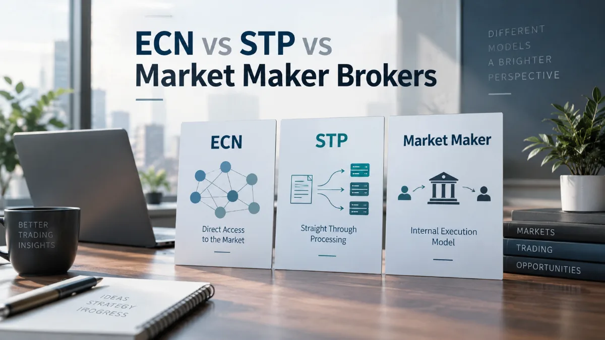 ECN vs STP vs Market Maker Brokers