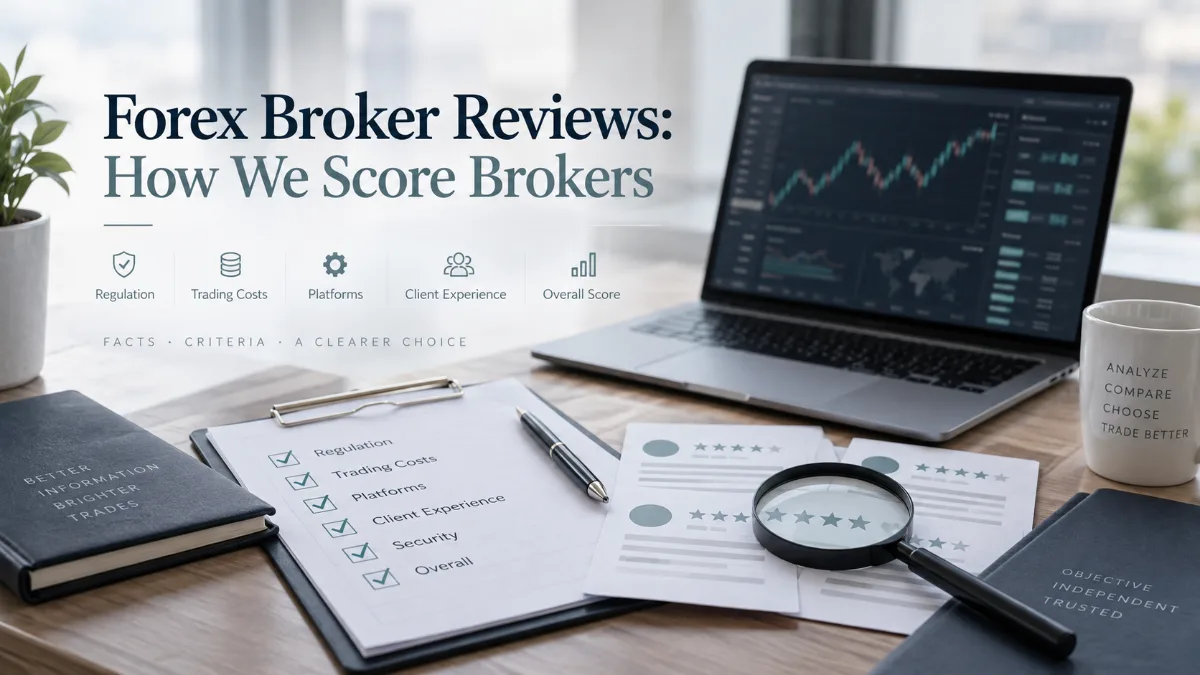 Forex Broker Reviews: How We Score Brokers