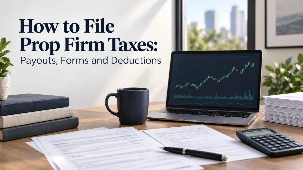 How to File Prop Firm Taxes: Payouts, Forms and Deductions