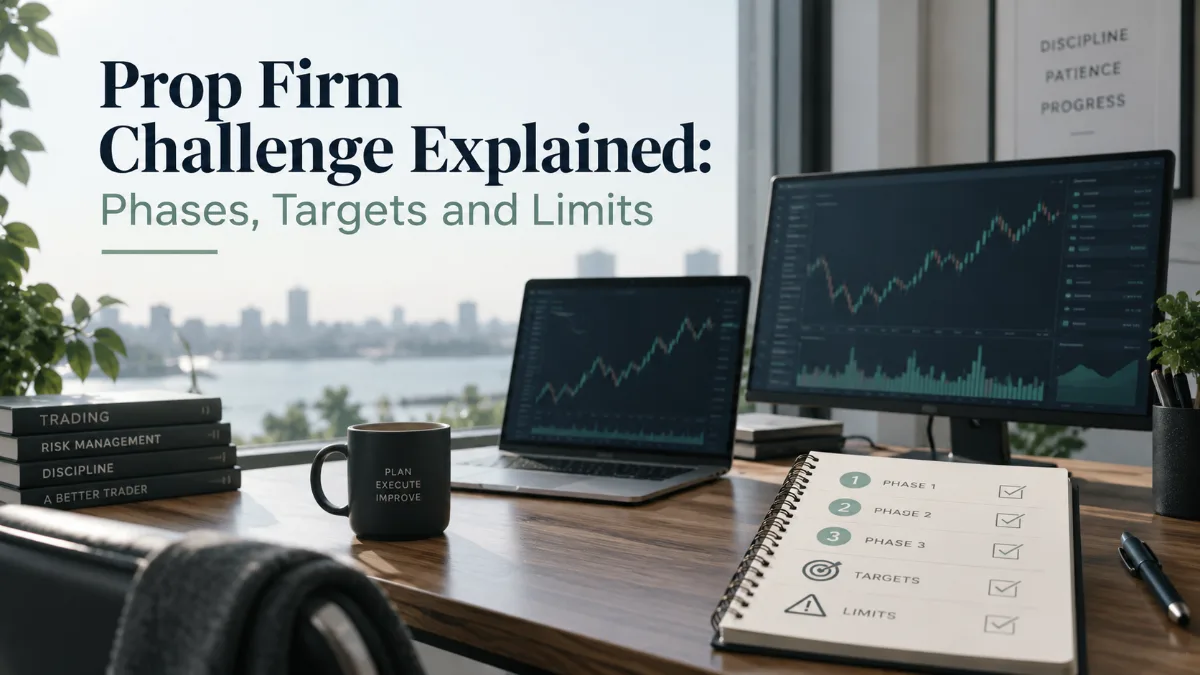 Prop Firm Challenge Explained: Phases, Targets and Limits