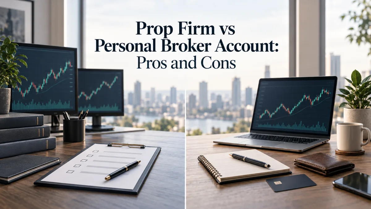Prop Firm vs Personal Broker Account: Pros and Cons
