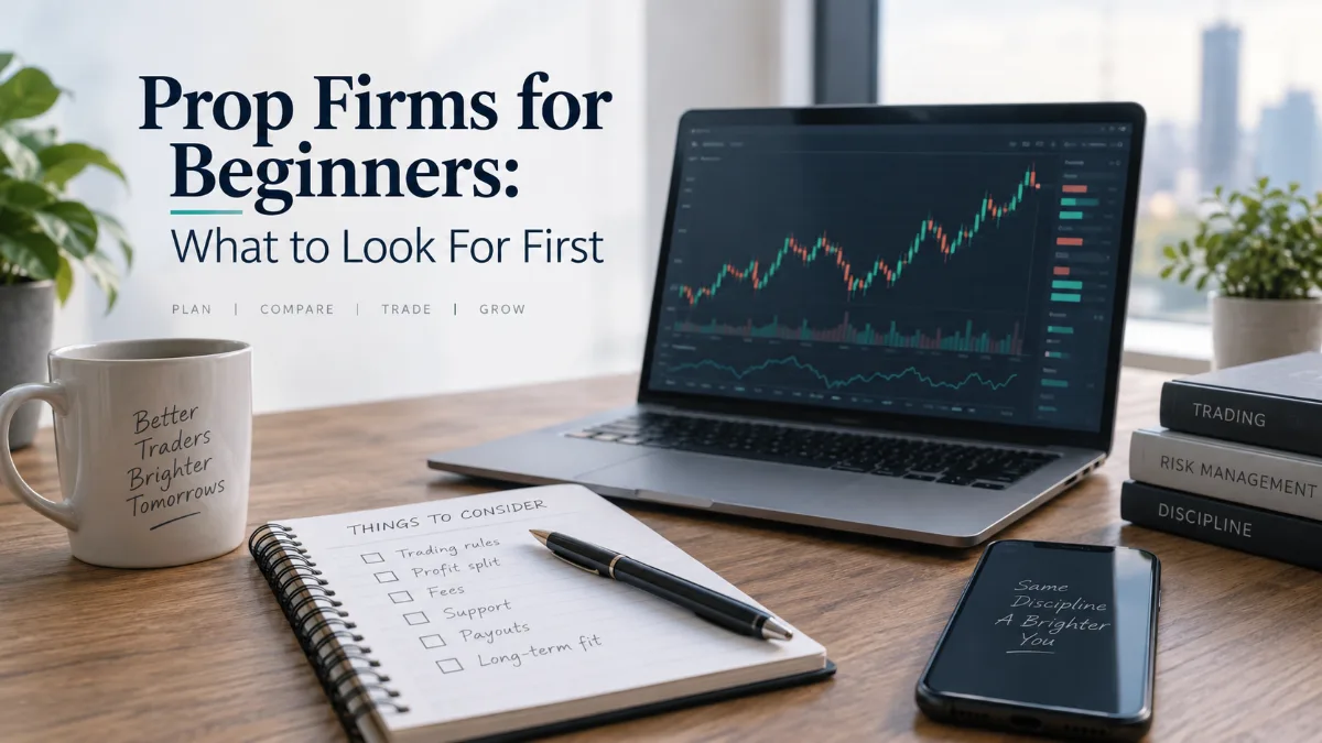 Prop Firms for Beginners: What to Look For First