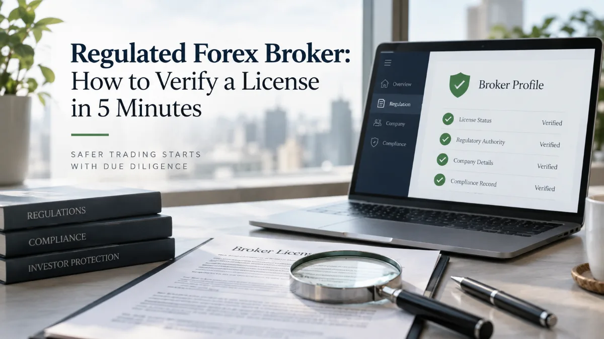 Regulated Forex Broker: How to Verify a License in 5 Minutes