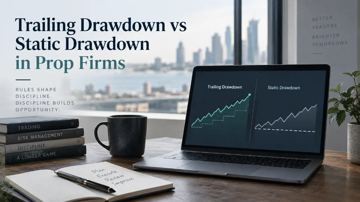Trailing Drawdown vs Static Drawdown in Prop Firms